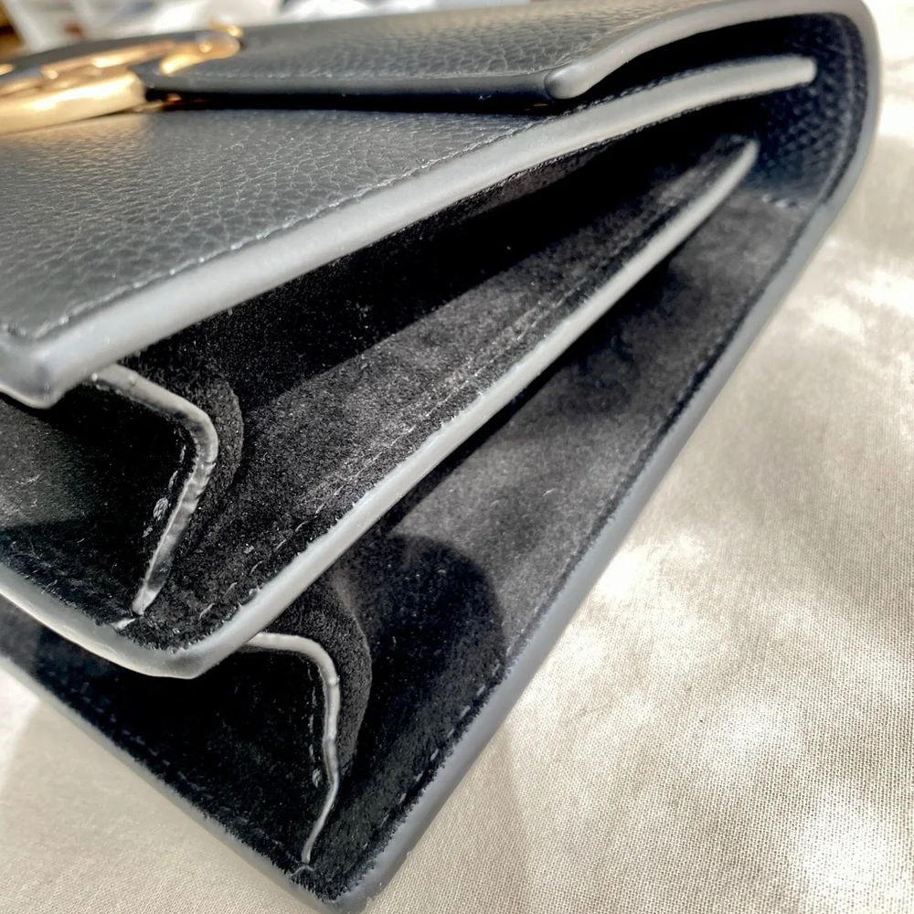 SOLD - Tory Burch Miller Convertible Shoulder Bag - Black NWT - Picture 13 of 14